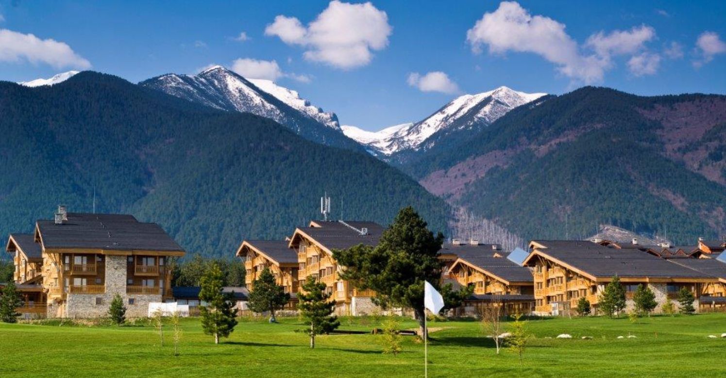 Pirin Golf & Country Club in Bulgaria with golf course and Pirin Mountain views